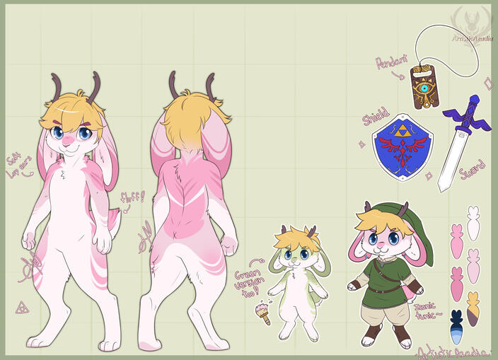Refsheet Commission for LinkyBnuuy